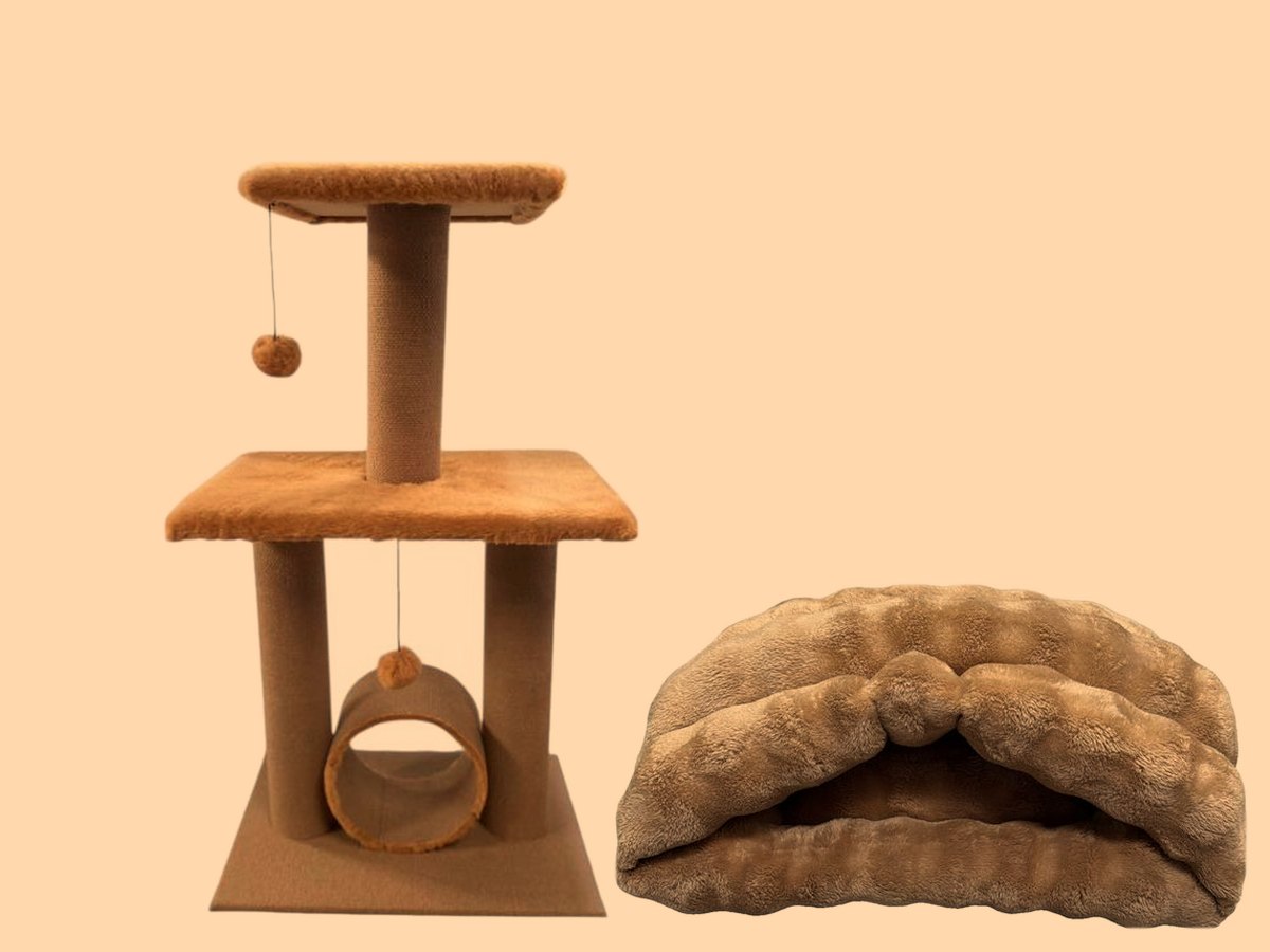 Rascador Charter e igloo beige
